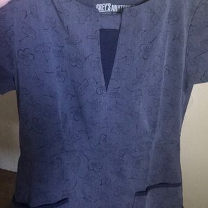 Greys Anatomy small nursing scrubs